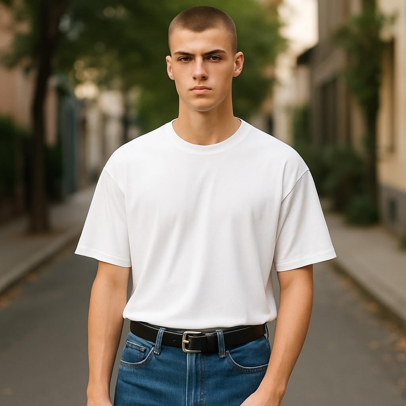 LB LEATHERBOSS Men's Black Leather Money Belt Sizes 32 Through