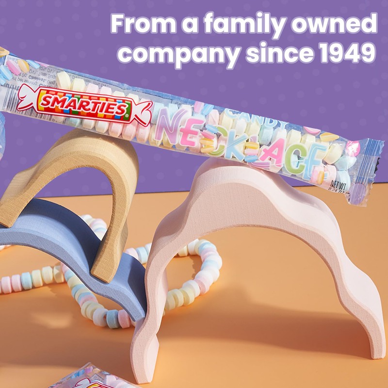 Smarties Candy Necklace - Bulk Candy - Gluten Free &