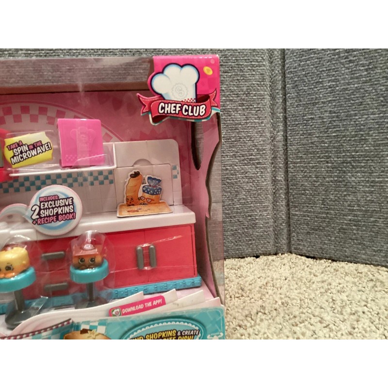 Shopkins Chef Club Hot Spot Kitchen Dolls Microwave Fun Play