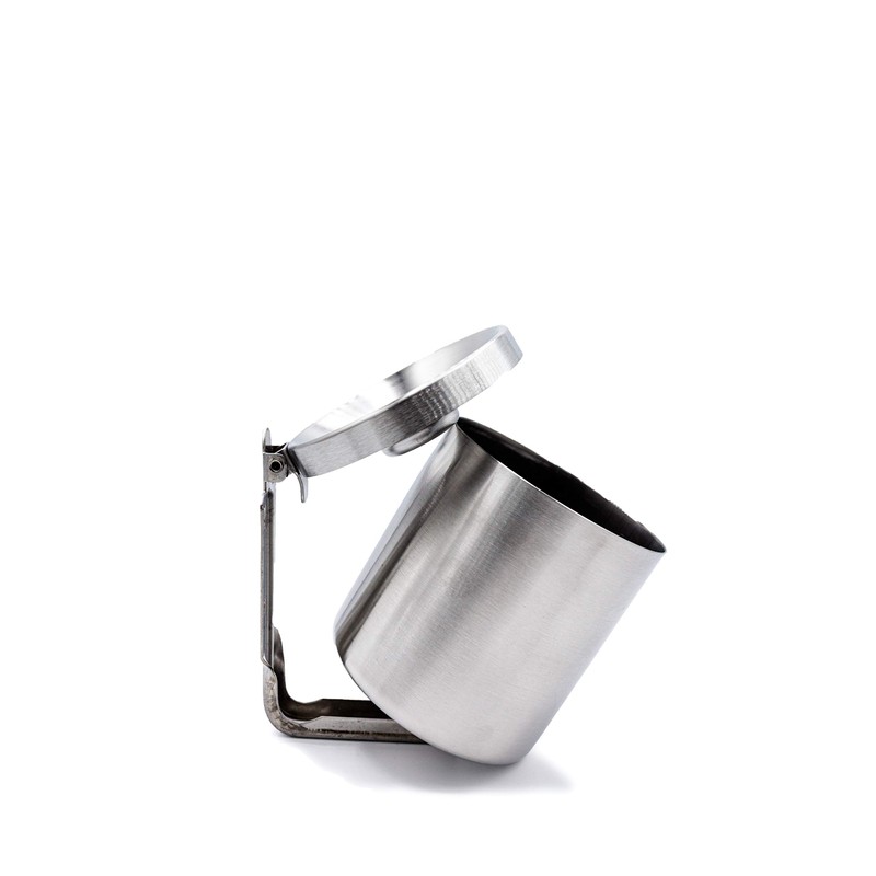 Wall Ashtray Tilting Ashtray Stainless Steel Safety Ashtray for Catering