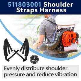 2 Set 511802901 511803001 Backpack Blower Shoulder Straps Compatible with Husqvarna 150BT, 150BF, 170BT, 170BF, 350BT, 350BF, 370BFS, 370BTS