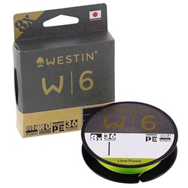 Westin W6 8 Braid Lime Punch - 135 m Braided Cord Diameter / Load Capacity 0.33 mm / 24.9 kg