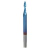 Ballnose Cutter Ball End Mill Blue Coated Spiral Router Bit
