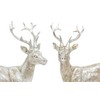 B2S BACK2SEASON Reindeer Pair of Nilan Standing Silver Elegant Christmas