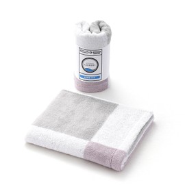 TOWEL LAUNDRY the Basic Mini Bath Towel, Gray, Made in Japan, 23-3013200, Approx. 17.7 x 39.4 inches (45 x 100 cm)