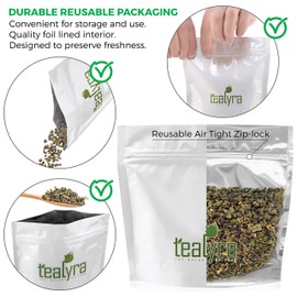 Tealyra - Osmanthus Gui Hua Oolong - Taiwanese Oolong Loose Leafe Tea - Sweet and Aromatic Taste - Organically Produced - 220g (8-ounce)