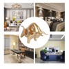 Bull Sculpture Ornaments Exquisite Details Smoother Lines Lucky Home Decorations
