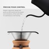8-Cup Electric Gooseneck Kettle, Black With Automatic Shut-off - Ergonomic
