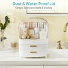 Vtopmart 3-Tier Skincare Makeup Organizer with Drawers and Lid for