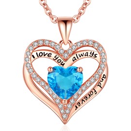 S925 Sterling Silver Necklace for Women, Jewelry for Wife, Birthday Gifts, Anniversary Necklaces, Daughter Heart Love Jewel, Gift for Her, Dec