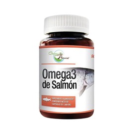 Omega 3 de Salmón 60 Cápsulas de 1400 mg. Ingredientes naturales: Alta Concentración de Aceite puro de Salmón (EPA - DHA). Omega 3 Salmon Oil Green house.