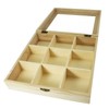 Incutex Aufbewahrungsbox aus Holz, Teebeutelbox, Teekiste, Teebox, Teedose Holz mit