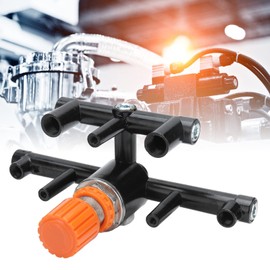 Pressure Regulator Valve Fit Part, KIMISS Air Compressor Switch Accessories Outlet Tube Aluminum Alloy, Connecting Bracket for Air Compressor and Air Pressure Switch