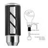 Universal Gear Shifter Shift Knob Headball Aluminum Alloy with 3