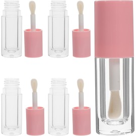 ARTIBETTER Tubos de Brillo de Labios Vacíos de 6 Ml con Aplicador de Varita, Envases Transparentes para Bálsamo y Tinta de Labios, Paquete de 5 Piezas, Adecuado para Maquillaje y Uso de