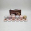 Colecciones Fantasy Nails Acrilico 6 Pz Color Rose gold