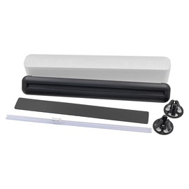 Ieron Magnetic Cling Film Dispenser - Gray - Improved Foil Dispenser for Plastic Aluminum Foil - Practical Kitchen Drawer Organizer