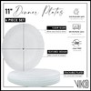 Vikko Salad Plate, Set of 6 Glass Plates, Dinner Plate,