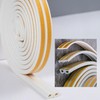 3 types of weather strips, draft blocking gap, noise prevention, door gap, weather stripping, draft blocking Windbreak 2.I type door weather strip/white 5ea