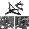 Front Footrest Foot Pegs w/Bracket Fit For Yamaha YZF R1