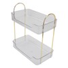 Double Layer Makeup Stand Modern Light Luxury 2 Tier Makeup
