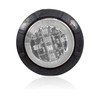 Maxxima M09410WCL White 1-1/4" Round LED Clear Lens Low-Profile Courtesy