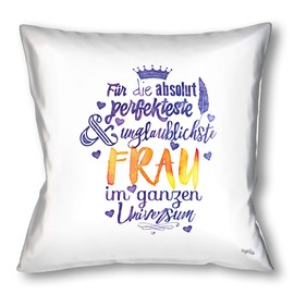 StyloTex Decorative Cushion for the Absolute Perfekteste Woman