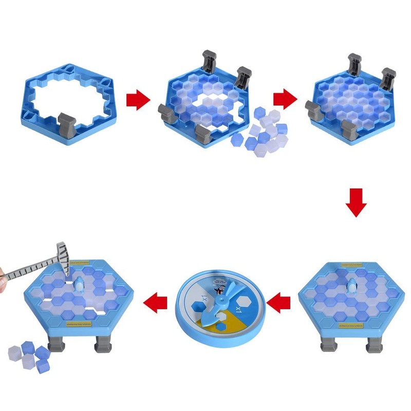 Guilty Gadgets Penguin Ice Pick Trap Game Board Family