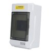 Distribution Box Waterproof 4 Way Plastic Junction Case Transparent Cover