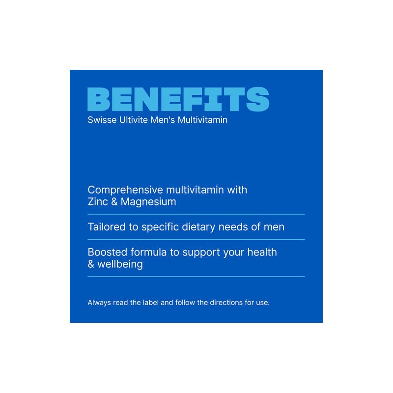 Swisse Ultivite Men's Multivitamin 120 Tablets