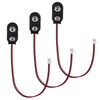 SDTC Tech 3 Pack 9V Battery Snap to 2-Pin PH2.0