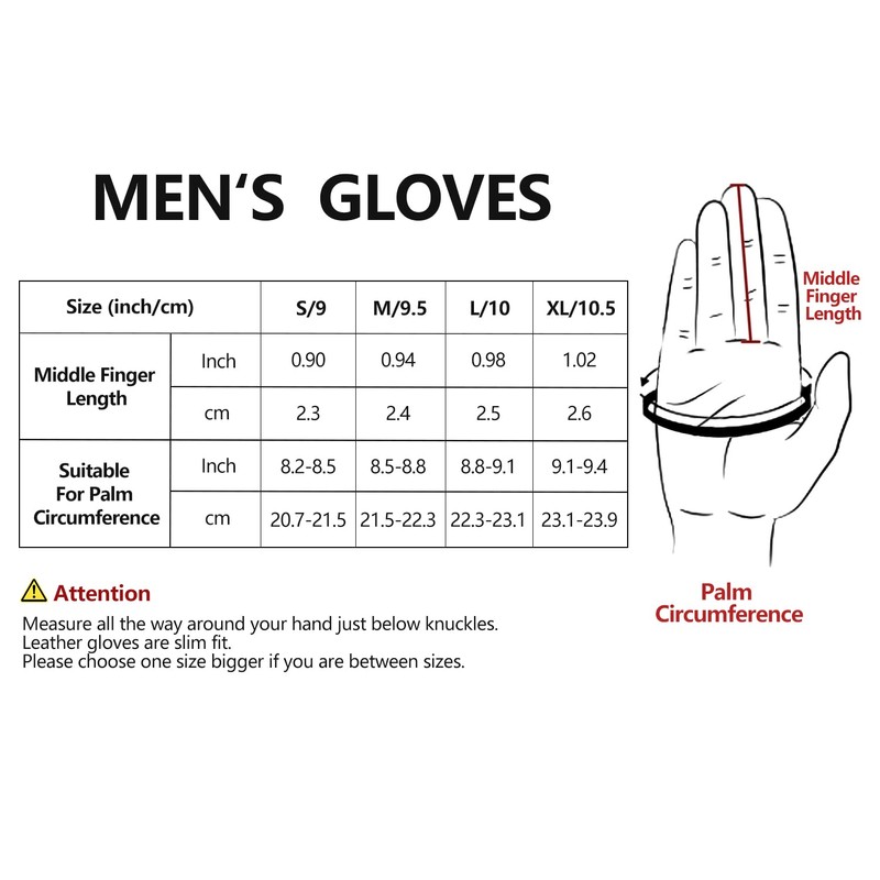GSG SINCE 1998 Mens Fingerless Leather Driving Gloves Unlined Half