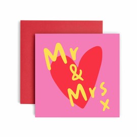 Huxters Wedding ‘Congratulations to the Happy Couple’ Wedding gifts Congratulations Wedding card - Wedding gifts for couple - Fun Greetings Card - Wedding Card (Mr and Mrs)