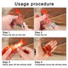 BOXOB 2pcs Crawfish Peeler Tools, Durable Stainless Steel Fast Crawfish