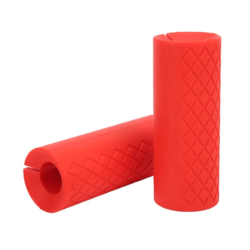 1 Pair Dumbbell Grip Silicone Anti Slip Thicken Bar Grip