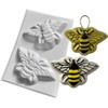 Honey Bees Plaster Or Concrete Mould 2 Cavity Garden Plaque