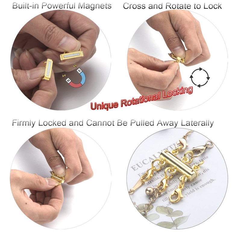 Zpsolution Separador de collar para capas, cierre magnético de capa,