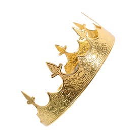 Holibanna Men's Crown King Crowns for Men Fashionable Clip on Headband for King Costume