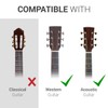 kwmobile Steel Guitar Strings 6 String Set for Acoustic and
