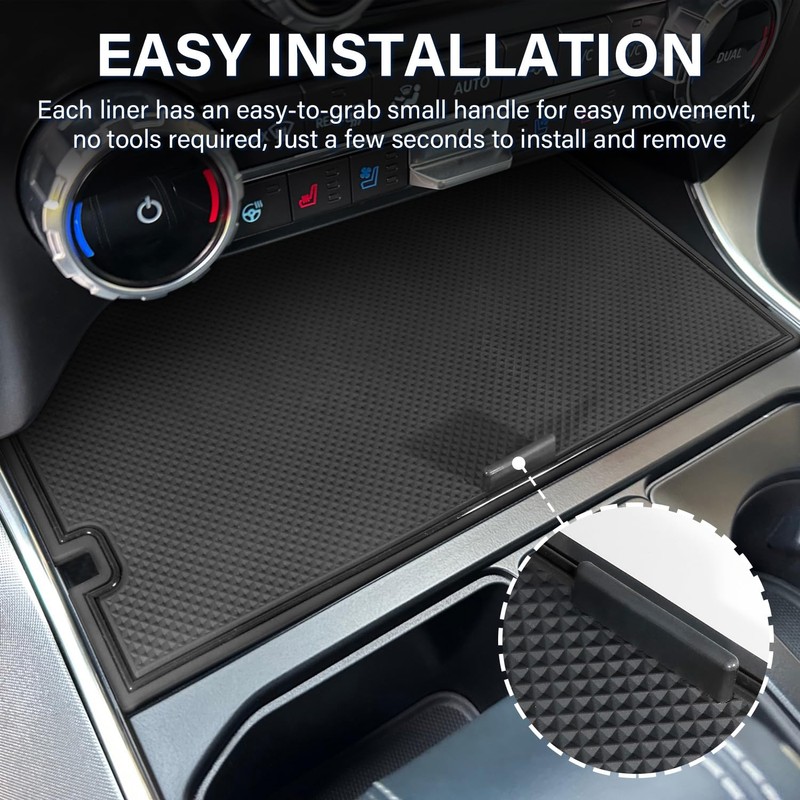 Center Console Compartment Cover for Ford F150 Accessories 2021-2024 2025,