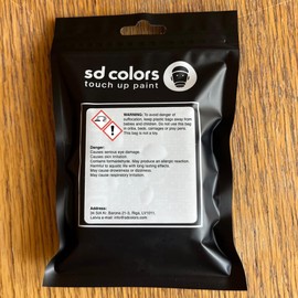 SD COLORS 15ML Gloss Alloy Wheel Repair Kit for Black Gloss Alloy Wheels