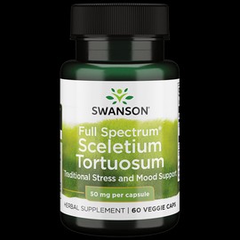 Swanson Full Spectrum Sceletium Tortuosum 50 mg 60 Veggie Capsules