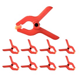 GYWHOOFT 9pcs/set Small Clip Spring Clip Multi-functional Clip Photography Cloth Clip with Rubber Clamp DIY Woodworking Tool Craft Parts Tool 7cm Length