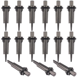 15 Packs 5/8 inch Stone Splitter, Wedge and Feather Shims, Concrete Rock Stone Splitter Hand Tools, by GENHAKON.