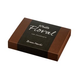 CARALL Air Freshener, Brown Maxito, White Floral, 5.5 fl oz (165 ml)