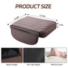 wuyaoyao Car Center Console Cover, Leather Car Armrest Box Cover,