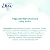 Dove Baby Lotion Sensitive Moisture 13 Ounce Fragrance-Free (384ml) (3
