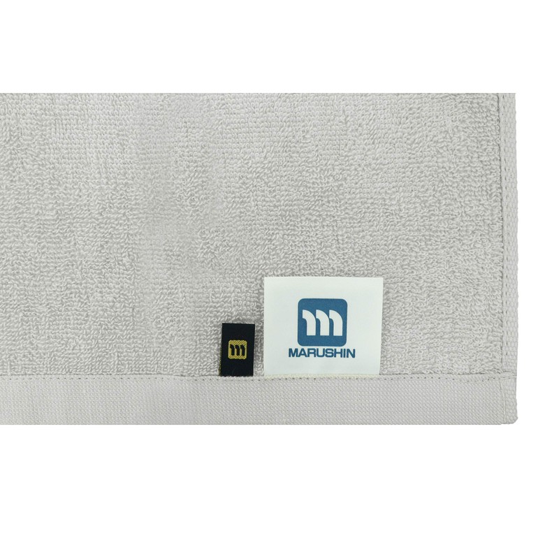 Marushin 0306024000 Etak Face Towel, Anti-Viral Towel, Gray, 100% Cotton,