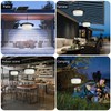 ABZXT Solar Outdoor Pendant Light IP65 Waterproof Motion Sensor Auto