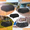 STARTWO Waterproof Picnic Table Cover Outdoor Patio Bench Covers for
